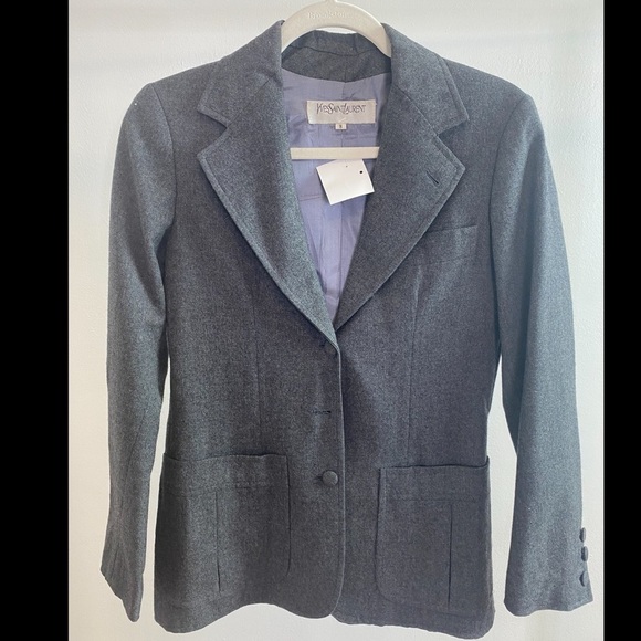 Yves Saint Laurent Jackets & Blazers - YSL Gray Women’s Blazer